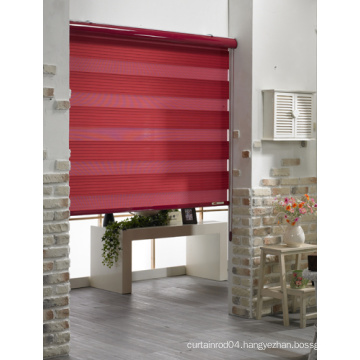 Red Color Roller Blinds Zebra Blinds (SGD-R-3053)